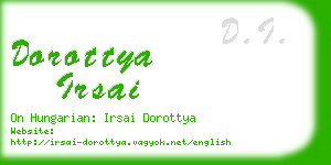 dorottya irsai business card